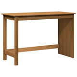 Desk Honey Brown 112 x 50 x 75 cm Solid Pine Wood 42028372