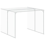 Dog House with Run Anthracite 214x1273x181 cm Galvanised Steel 3189136