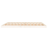 Bed Frame without Mattress White 160x200 cm Solid Wood Pine 823435