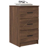 Bedside Cabinet Brown oak 38 x 38 x 66 cm Engineered wood 883381