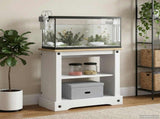 Aquarium Stand CORONA White and Brown 60.5 x 30 x 60 cm 150 kg 42034030