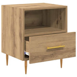 Bedside Table 2 pcs Brown 40 x 35 x 47.5 cm Engineered Wood 882078
