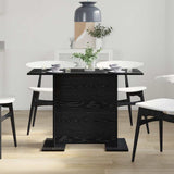 Dining Table Black oak 110 x 60 x 75 cm Engineered wood 863166
