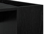 Coffee Table Black Oak 95 x 50 x 34 cm Engineered Wood 8000165