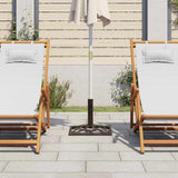 Umbrella Base Bronze 44x44x31 cm Cast Iron 317762