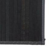 Rug Rectangular Grey80x1000 cm Bamboo 376934
