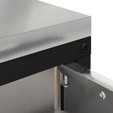 Kitchen Storage HATTEM Silver 90 x 50 x 53 cm Steel 875000