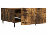 Coffee Table Smoked Oak 49 x 50 x 42 cm Engineered Wood 894510