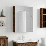 Bathroom Mirror Cabinet Old Wood 50 x 14.5 x 70 cm 889045