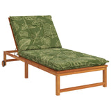 Sunlounger Cushion GEMERT 100% Polyester Leaf Design 947449