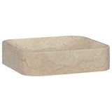 Sink Cream 40x40x10 cm Marble 149180