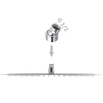 Rain Shower Head 2 pcs Stainless Steel 30x40 cm 275945