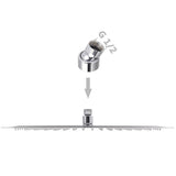 Rain Shower Head 2 pcs Stainless Steel 30x40 cm 275945