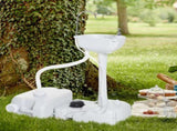 Portable Camping Sink with Running Water and Wastewater Tank, Hand Wash Basin with Rolling Wheels, T3398P348687