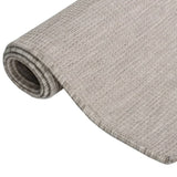 Outdoor Flatweave Rug 160x230 cm Light Grey 340783