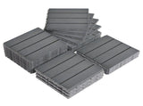 Plastic Interlocking Deck Tiles, 27 Pack, 11.8"x11.8" Waterproof Flooring Tiles for Indoor and 63174196