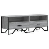 TV Cabinet Grey Sonoma 122x34x41 cm Engineered Wood 848582