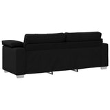 Sofa Black 219 x 77 x 82 cm Fabric 4105239