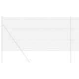 Hexagon Fence Grey 1.4 x 10 m PVC 42005503