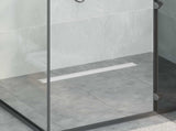 Shower Drain 2-in-1 with 360&deg Siphon Silver 70 cm 42015963