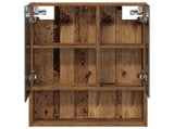 Bathroom Mirror Cabinet with Shelf Old Wood 50 x 14.5 x 70 cm 889205
