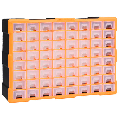 ZNTS Multi-drawer Organiser with 64 Drawers 52x16x37.5 cm 147579