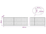 Gabion with 5 mm Wire and 10x10 cm Mesh 400x30x100 cm 3465122