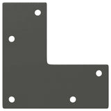 Coffee Table Legs Conical Shape 4 pcs Anthracite 42-43 cm Steel 4012514