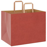 Paper Bags 250 pcs with Handles Red 32x22x24 cm 4101987