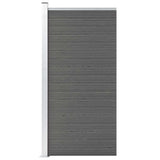 Fence Panel WPC 95x186 cm Grey 148978