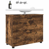 Bathroom Cabinet with Drawer Smoked Oak 76.5 x 35 x 64 cm 883299