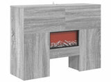 Electric Fireplace Grey Sonoma 75 x 24.5 x 75 cm 8020773