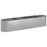 Raised Garden Bed Galvanised Steel 200 x 40x 40 cm 8011696