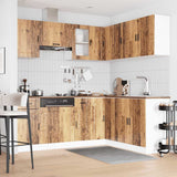11 Piece Kitchen Cabinet Set Porto Old Wood Engineered Wood 3314969