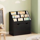 Kids Bookshelf Black 60 x 29.5 x 69 cm Engineered Wood 892390