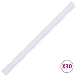 ZNTS Garden Privacy Screen PVC 70x0.19 m White 147859