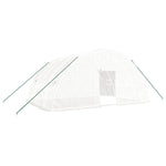 Greenhouse with Steel Frame White 24 m² 6x4x2.85 m 3188116