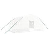 Greenhouse with Steel Frame White 24 m² 6x4x2.85 m 3188116