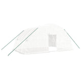 Greenhouse with Steel Frame White 24 m 6x4x2.85 m 3188116