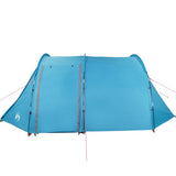 Camping Tent Tunnel 4-Person Blue Waterproof 94398