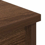 Highboard Brown Oak 37.5x35x180 cm Engineered Wood 861676