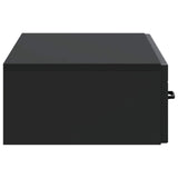 Wall-Mounted Side Table Wall-mounted Black 87.5 x 34.5 x 17 cm 899006