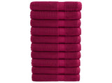 Premium Shower Towels "SOLUND" 10 pcs Bordeaux 70x140 cm 600 gsm 137214