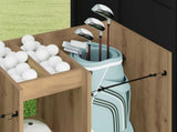 Golf Cabinet Plain Artisan Oak 102 x 45 x 85.5 cm 899462