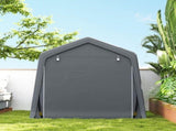 8 x 6.5 ft Outdoor Storage Shed, Waterproof Bike Tent w/ Double Roll-up Zipper Door for T3398P554324