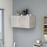 Wall Mounted Cabinet Concrete Grey 80x39x40 cm Engineered Wood 802799