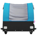 Bike Trailer Black and Blue 45 kg Iron 94135