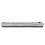 Bed Frame without Mattress Grey Sonoma 100x200 cm 3281208