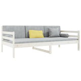 Day Bed without Mattress White 80x200cm Solid Wood Pine 814680