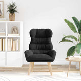Armchair Black 69 x 74 x 93 cm Sherpa Fabric 42001884